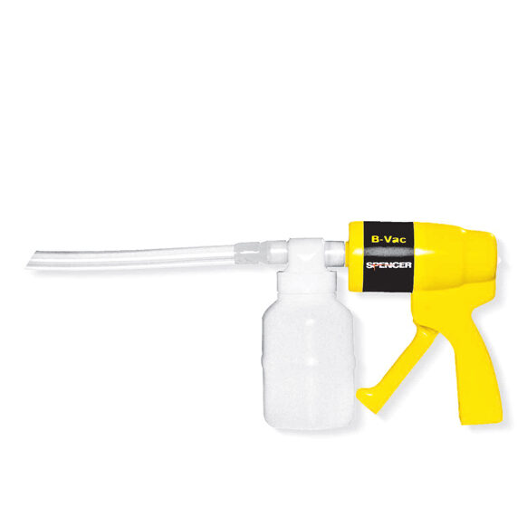 Aspirador de secreções Spencer B-Vac, manual, utilização em hospital, ambulâncias, médicos, enfermeiros, bombeiros, aspiração, via aérea, reanimação, intubação.