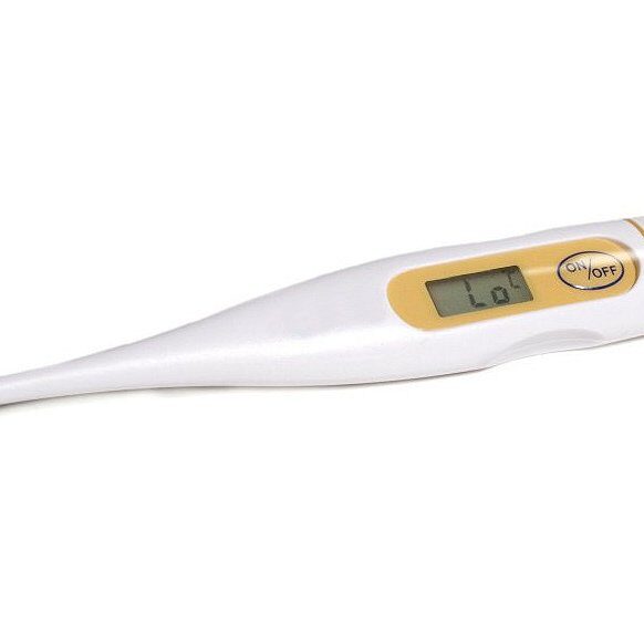 Termómetro digital de ponta rigida. Com ecrã mostra temperatura medida. Função de memória. Alarme, self-test e desconexão automática. Rápida medição, precisão.