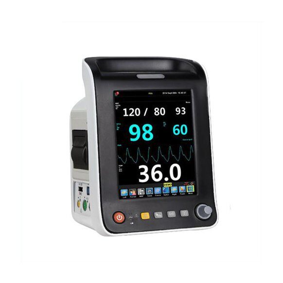 Monitor de parâmetros Portatil, leve com um design robusto. Configurações de parâmetros flexíveis. Bateria de iões de lítio recarregável. Ambulância, Bombeiros.
