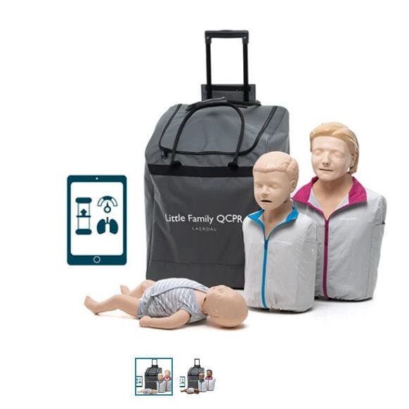 Conjunto de Manequins Laerdal Little Family QCPR