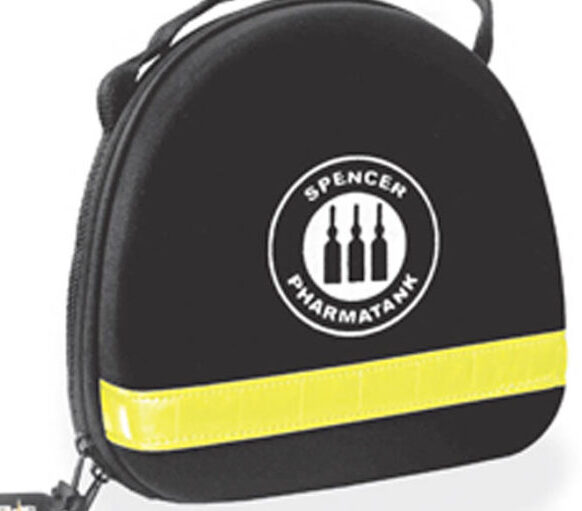 Ampolário Pharmatank 1 Spencer, para cenários de emergência, socorro e resgate. Para Hospitais, Ambulâncias, Médicos, Enfermeiros, Bombeiros, Socorristas.