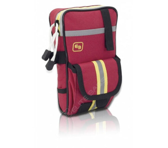 Bolsa de cintura Resqs, Fornecido vazio, Fitas reflectoras de alta visibilidade, Bolso tesoura, pulsioxímetro, Lanterna pupilar, Bombeiros, Socorristas.