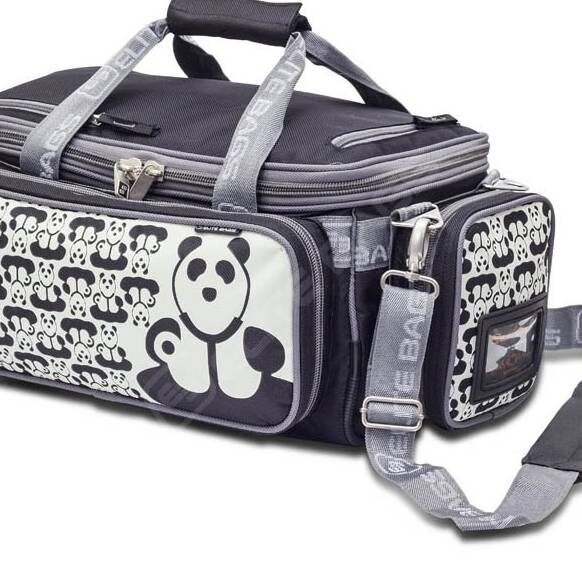 Saco pediátrico panda, para abordagem da vitima pediátrica em emergência pré-hospitalar e hospitalar. Médicos, Enfermeiros, Bombeiros, Socorristas, Paramédicos.