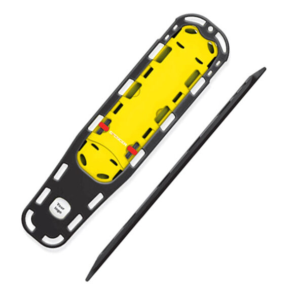  Plano rígido integral Tango adulto e pediátrico Spencer para o setor de emergência. E otimiza espaço, atende às exigências ergonômicas da equipa de resgate.