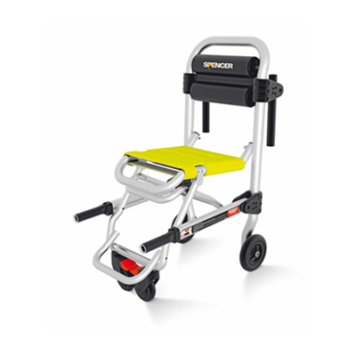 Cadeira de transporte 4 Bell Spencer, para a evacuação mais leve do mundo. Para Ambulâncias, Bombeiros, Transporte de Doentes, Socorristas e emergência.