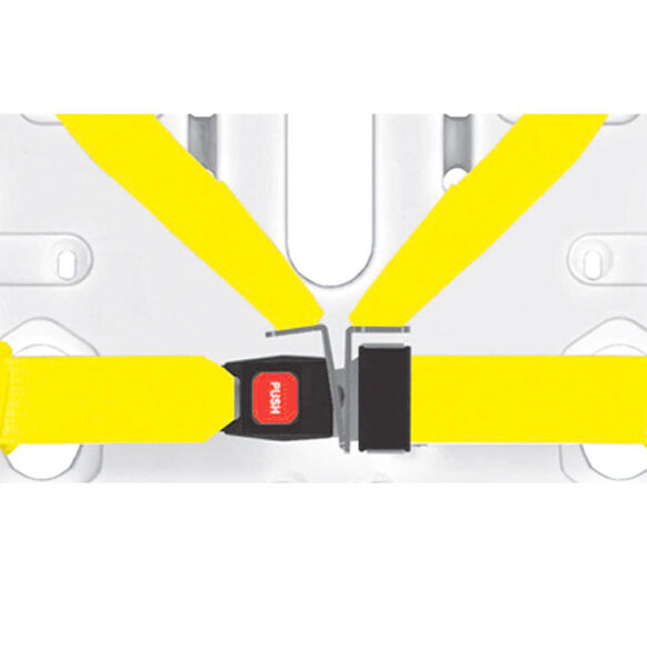 Cinto torácico ajustável Spencer STX 499 para o torax, optimiza a estabilidade individualmente fixados à estrutura da parte de trás da maca da ambulância.