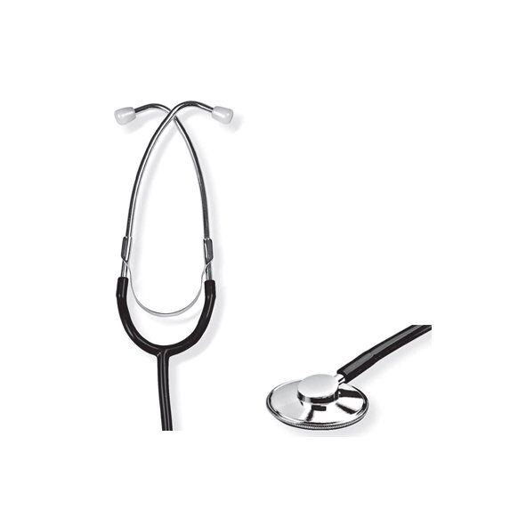 Estetoscópio básico Spencer DGX110 leve e ultrafino, para utilização clínica e pré-hospitalar. Diafragma concebido para auscultação/medição da pressão arterial.