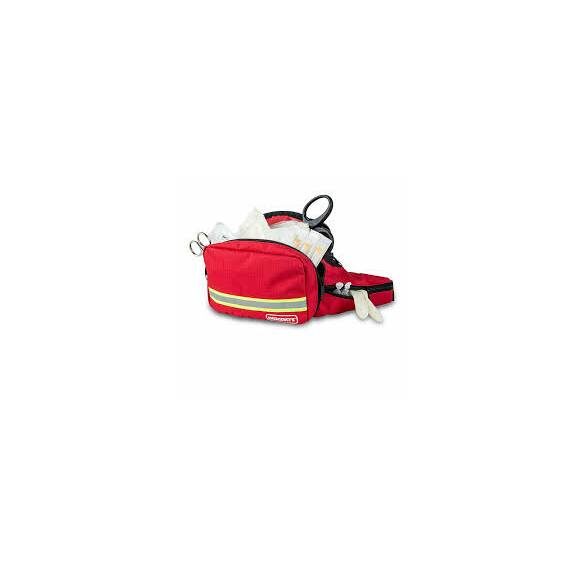 Bolsa cintura de emergência básica apresenta um corpo principal diáfano para acomodar equipamentos mais volumosos. Bombeiros, Socorristas, Eventos, pessoal SBV.