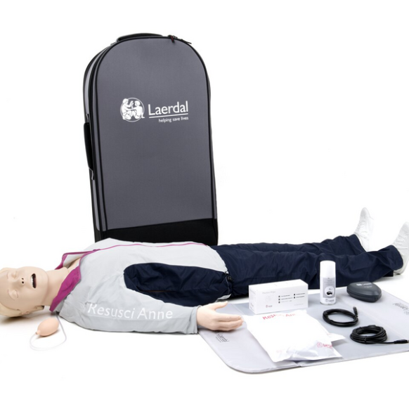 Resusci Anne QCPR Corpo Inteiro com Cabeça de Intubação. Treino de RCP de alto desempenho para socorristas profissionais. SBV. Bombeiros. Socorristas. Formação.